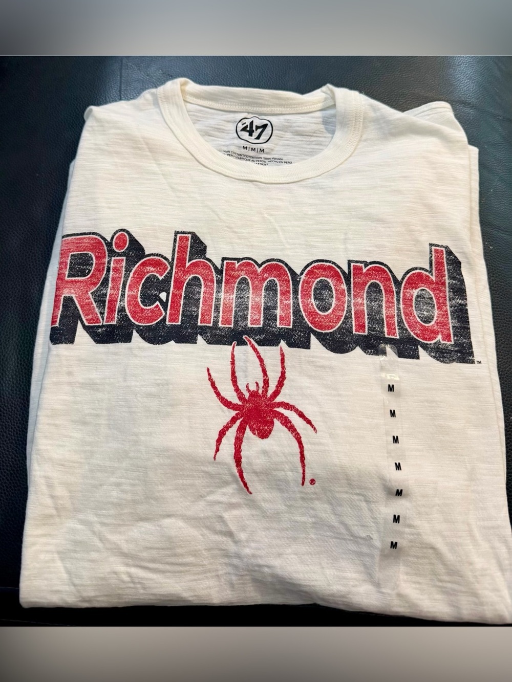 NWT University of Richmond Spiders 47 Brand Vintage Graphic T-Shirt Men's Size M